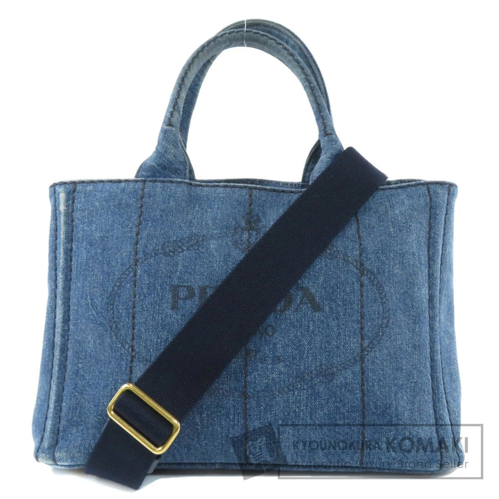 Prada Canapa Handbag Denim